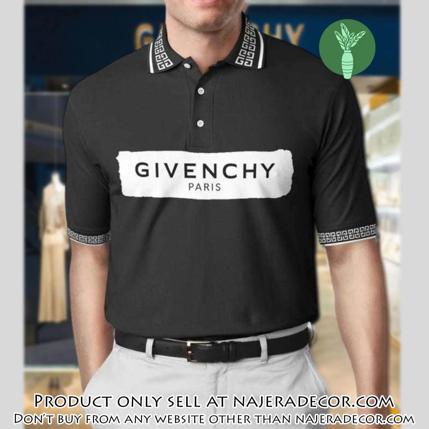 Givenchy premium polo shirt  luxury polo shirt for men pls515 njr3318092